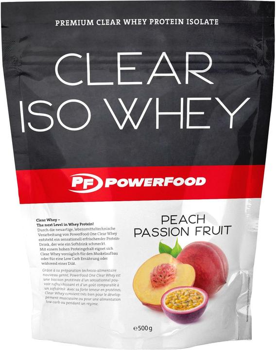 Powerfood Clear Iso Whey (Peach Passion Fruit, 1 Stk., 521 g)