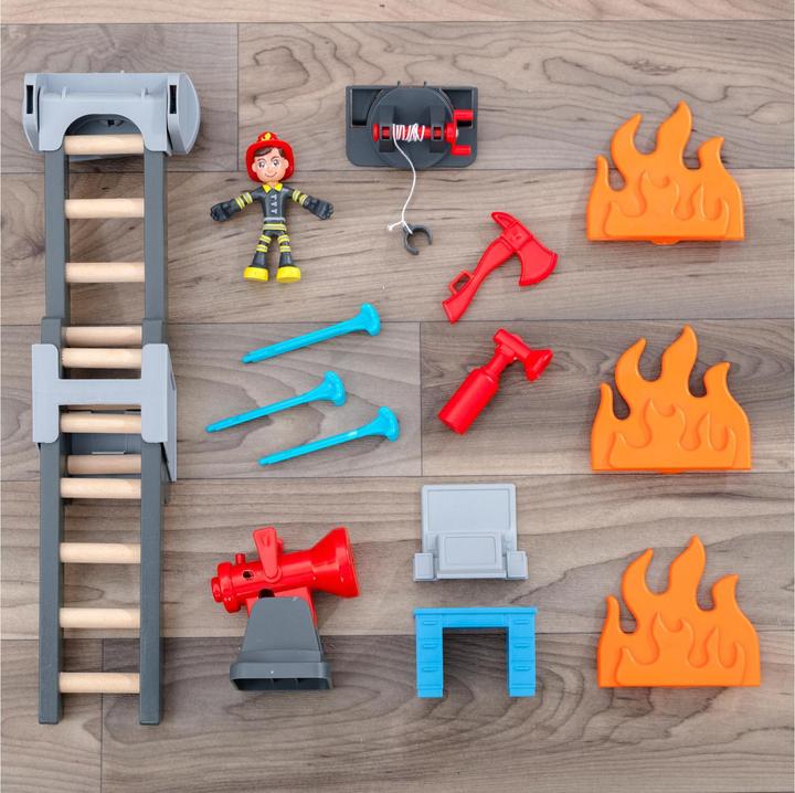 Produktbild KidKraft 2-in-1-Spielset Transformierendes Feuerwehrauto