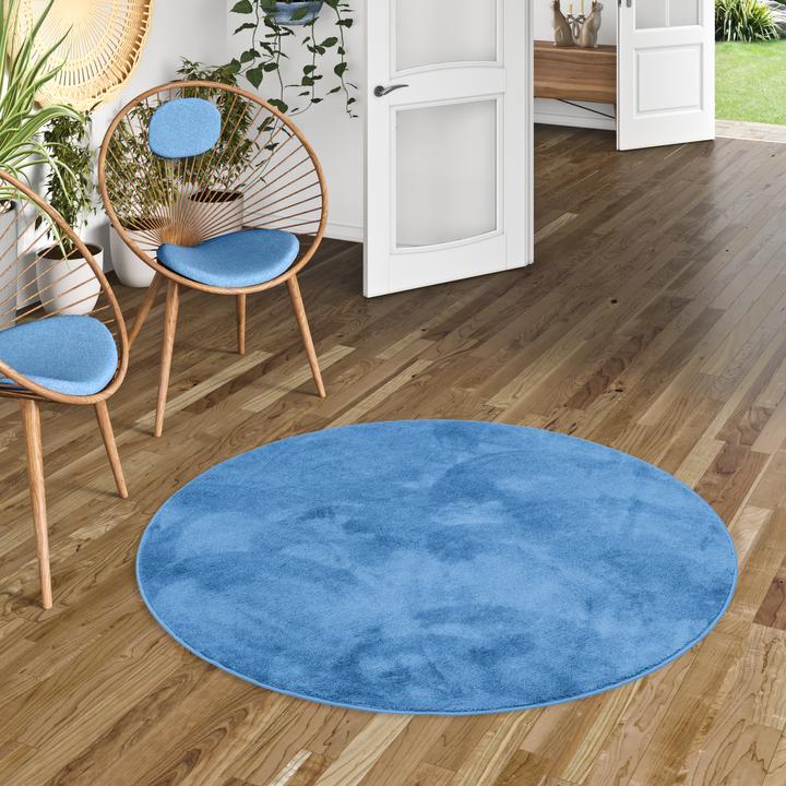 Actual product image Pergamon Luxury super soft high pile carpet Melia Round (120 x 120 cm)
