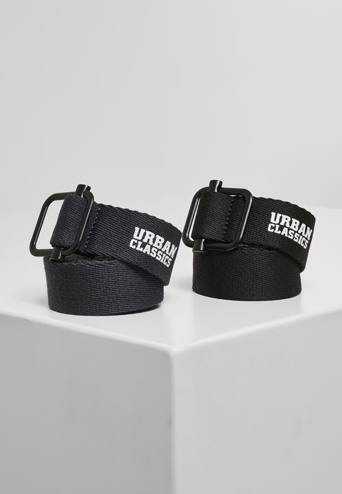 Produktbild Urban Classics Industrial Canvas Belt 2-Pack (S, M)