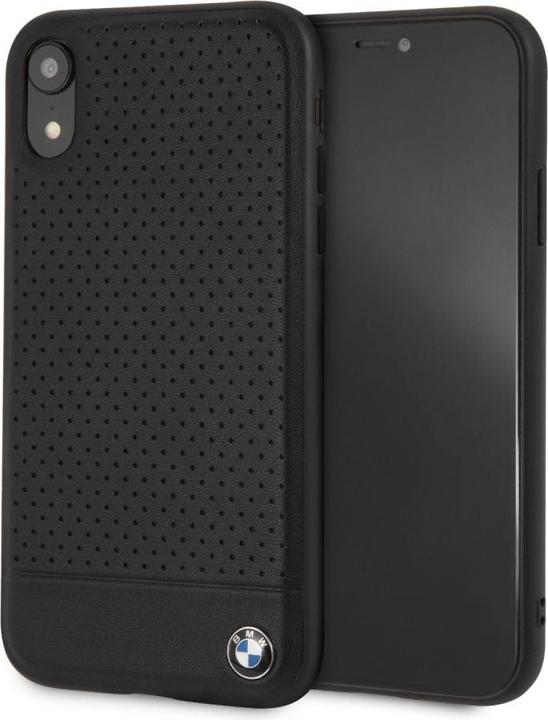 Produktbild BMW Etui hardcase BMHCI61PEBOBK iPhone Xr czarny/black Signature Perforated (Apple iPhone XR)