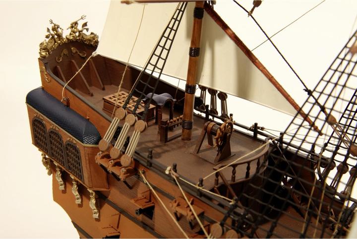 Actual product image Tamiya 1:72 Pirate Ship Black Swan