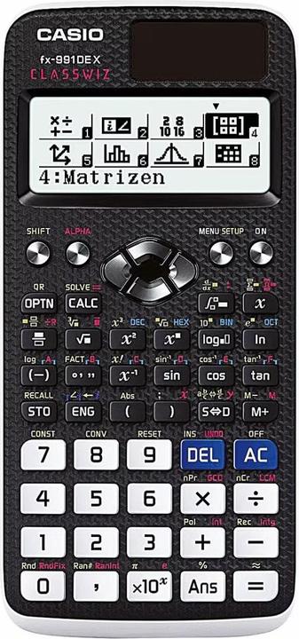 Produktbild Casio FX-991DE CW (Solarzellen, Batterien)