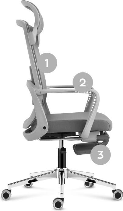 Image du produit Mark Adler Ergonomischer Sessel Manager 3.6 Grau