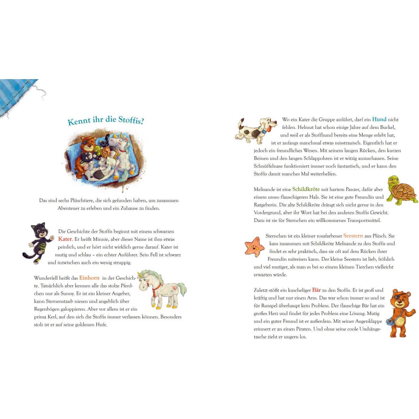 Thumbnail - Die Stoffis - Pitschnass und flauschig (Band 3), Kinderbücher von Sabine Städing