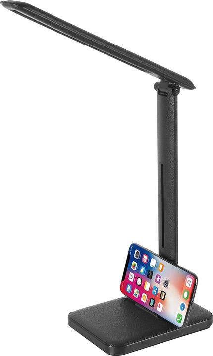 Produktbild Blaupunkt 6W LED Schreibtischlampe - Schwarz - Dimmbar - Einstellbare Helligkeit und Farbtemperatur (350 lm)