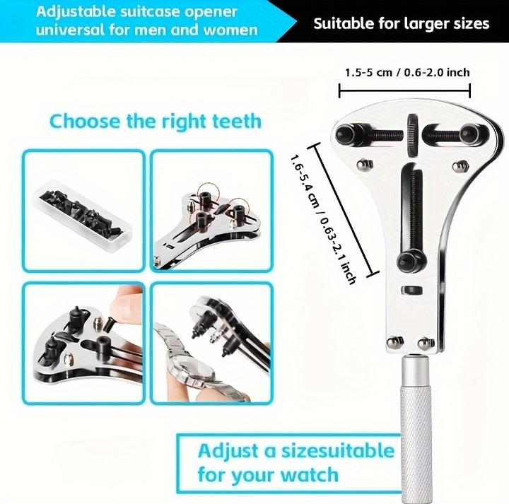 Produktbild PhoneLook Uhren Reparatur Werkzeug Set (147 Teile) Komplettes Uhrenmacher Kit