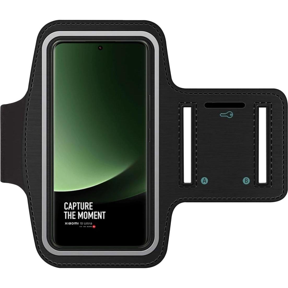 SmartFitness Xiaomi 13 Ultra Handy Sport Armband, Smartphone Sportarmband, Schwarz