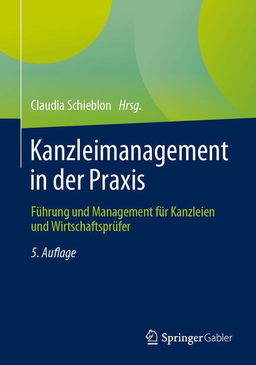 Produktbild Kanzleimanagement in der Praxis (Deutsch, Englisch, Claudia Schieblon, 2024)
