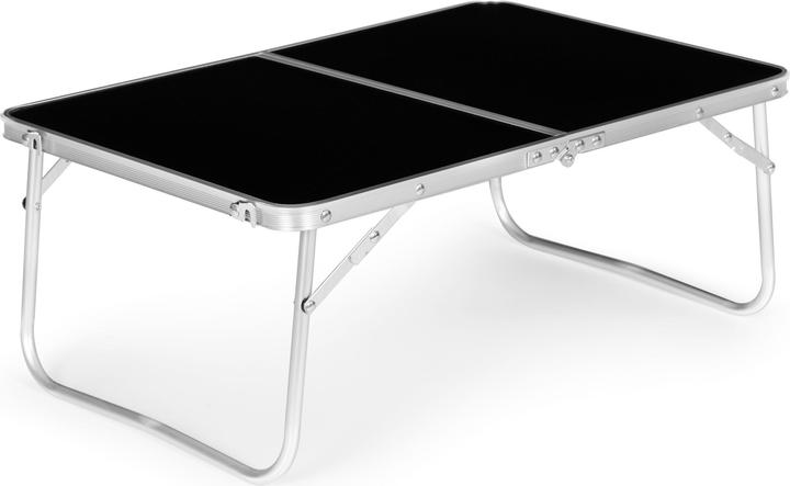 Produktbild MultiGarden Kleiner Camping-Picknicktisch klappbar 60x40 cm Schwarz