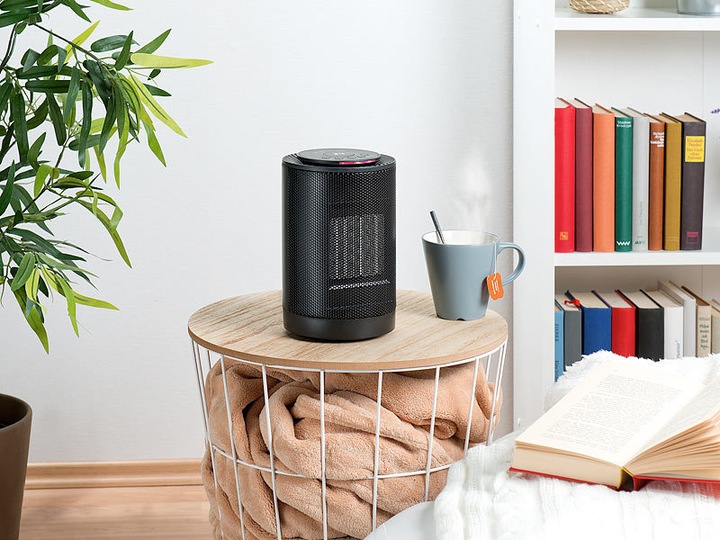 Produktbild Carlo Milano Digitaler Keramik-Tisch-Heizlüfter mit Oszillation (1200 W)
