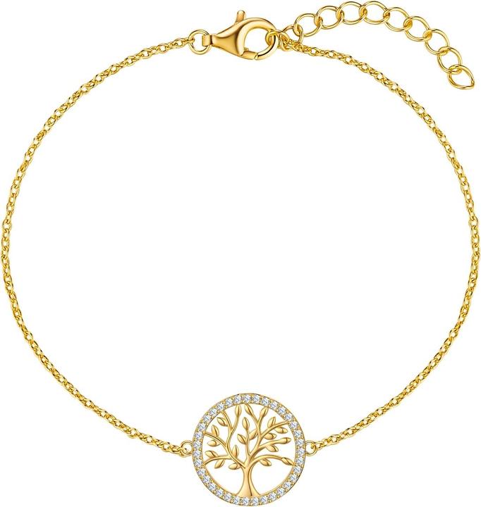 Immagine prodotto Rafaela Donata Bracciale da donna albero della vita in argento 925 - 35838 (17 cm, Argento)
