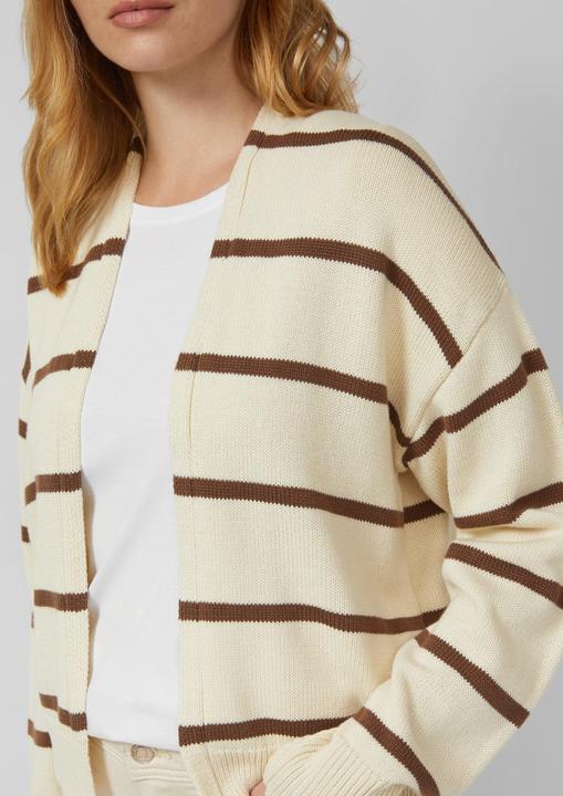 Produktbild s.Oliver Strickjacke Gestreifter Cardigan aus Baumwollmix (48)