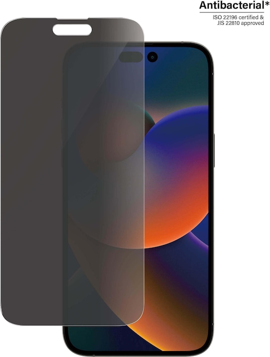 Productafbeelding PanzerGlass Classic Fit Privacy (1 Stuk, Apple iPhone 14 Pro Max)