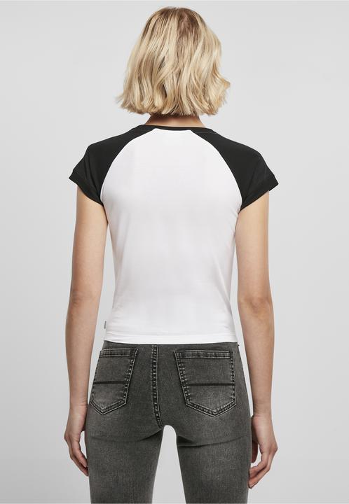 Produktbild Urban Classics Ladies Organic Stretch Short Retro Baseball Tee (5XL)