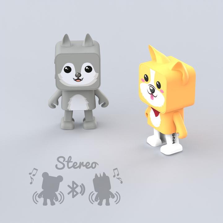 Actual product image Mobility on Board Dancing Animal speaker - Wolf (4 h, Rechargeable battery operated)