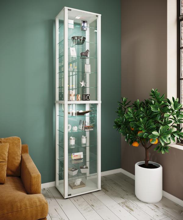 Actual product image VCM Collection stand display case wood glass Kavis XXL (50 x 30 cm)