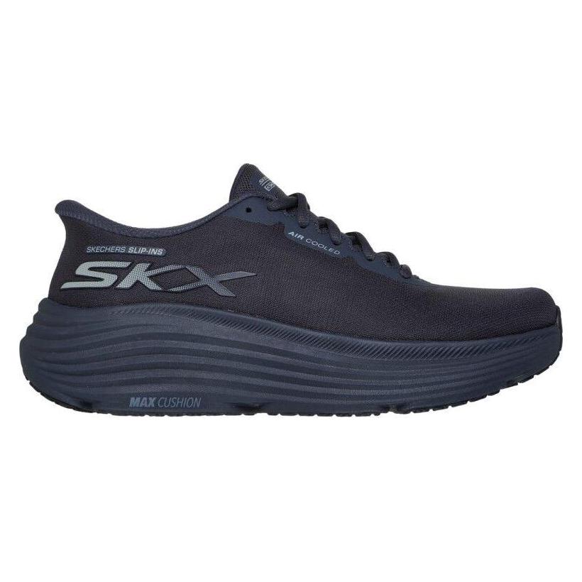 Skechers, Herren, Sneakers, Max Cushioning Endeavour - Exciton - Lifestyle Schuhe - Herren, Blau, Schwarz, (46)