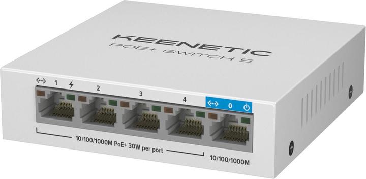 Immagine prodotto Keenetic Switch POE+ 5 UE Switch PoE+ 4 porte + 1 Uplink (5 porte)