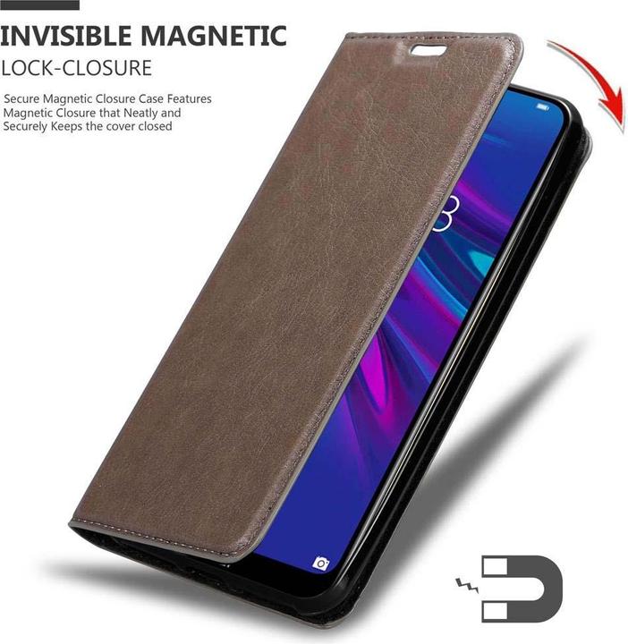 Productafbeelding Cadorabo Boek Onzichtbare Magneethoes (Huawei Y6 (2019))