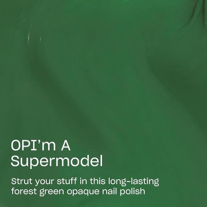 Produktbild OPI Infinite Shine A Supermodel Opaque Dark Cool Forest Green Long Wear (A Supermodel Opaque Dark Cool Forest Green Long Wear, Farblack)