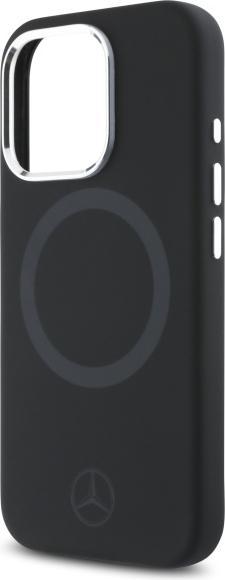 Actual product image Mercedes MEHMP16L23SUTTK iPhone 16 Pro 6.3" czarny/black hardcase Silicone Tonal Logo MagSafe (Apple iPhone 16 Pro)