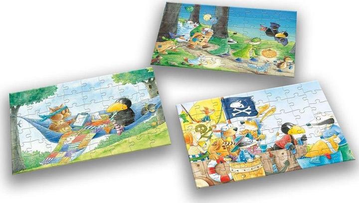 Image du produit Carletto Der kleine Rabe Socke - Puzzle 2 (48 pièces)