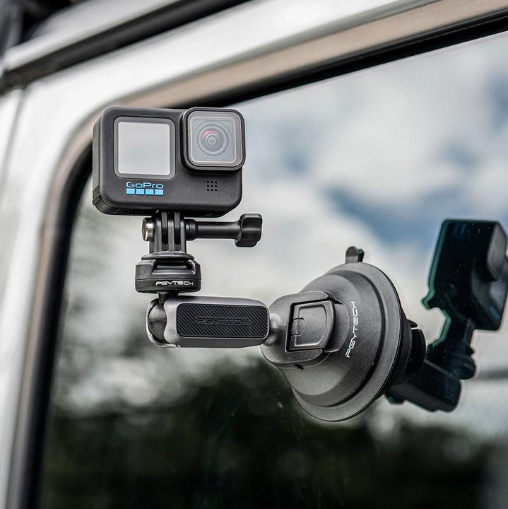 Actual product image Pgytech CapLock Suction Cup Mount