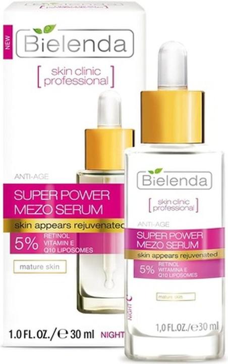 Actual product image Bielenda Mezo Rejuvenating Anti-Wrinkle Serum with Retinol and Vitamin E