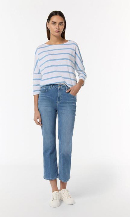 Image du produit Comma T-Shirt T-Shirt mit Logostickerei und 3/4-Ärmeln (34)