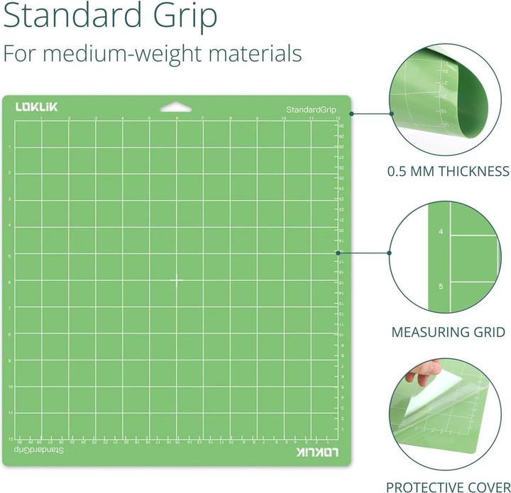 Image du produit Loklik Cutting Mat Standard Grip - Pack de 3 *vert