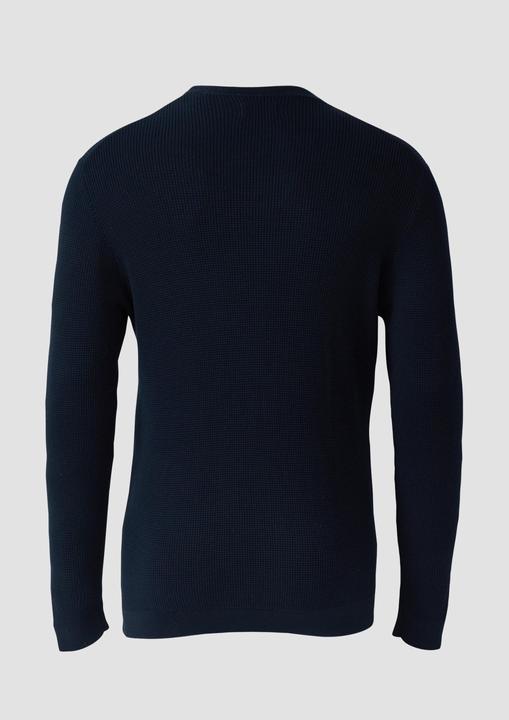 Produktbild s.Oliver Strickpullover Strukturmix-Pullover aus reiner Baumwolle (XXL)