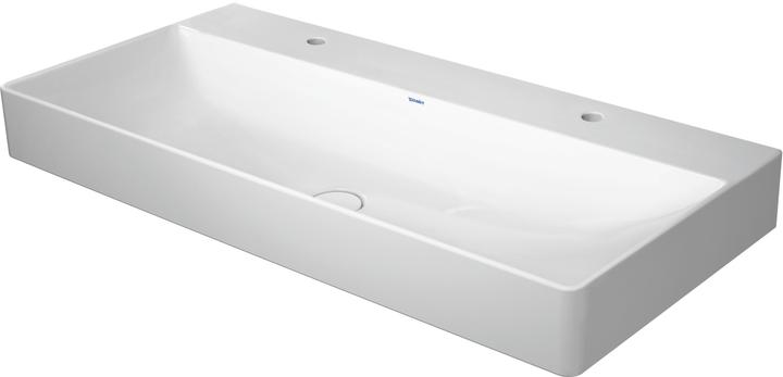 Actual product image Duravit Washbasin DURASQUARE o ÜL m HLB 2 HL 1000x470mm white WG (470 mm, 1000 mm)