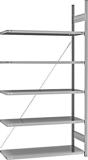 Actual product image eurokraft pro Shelf plug-in rack, galvanized