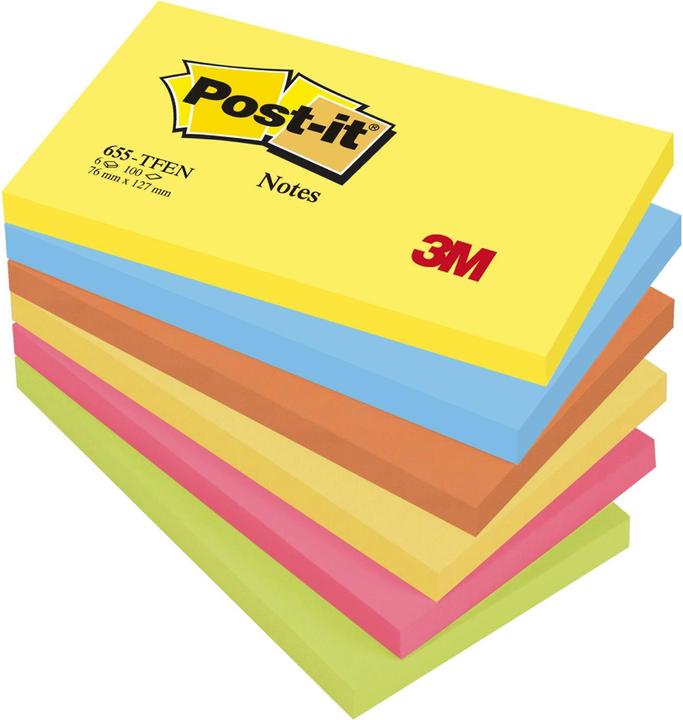 Post-it Haftnotzien Energetic (127 x 76 mm)
