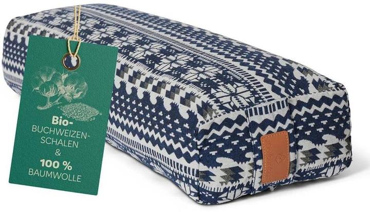 DoYourYoga Yoga-Bolster Paravati Weiss/Blau