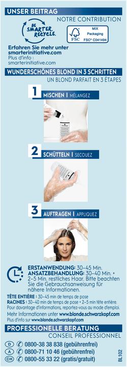 Image du produit Schwarzkopf Blonde Couleur éclaircissante 10.29 Blond platine (Blonde platine)