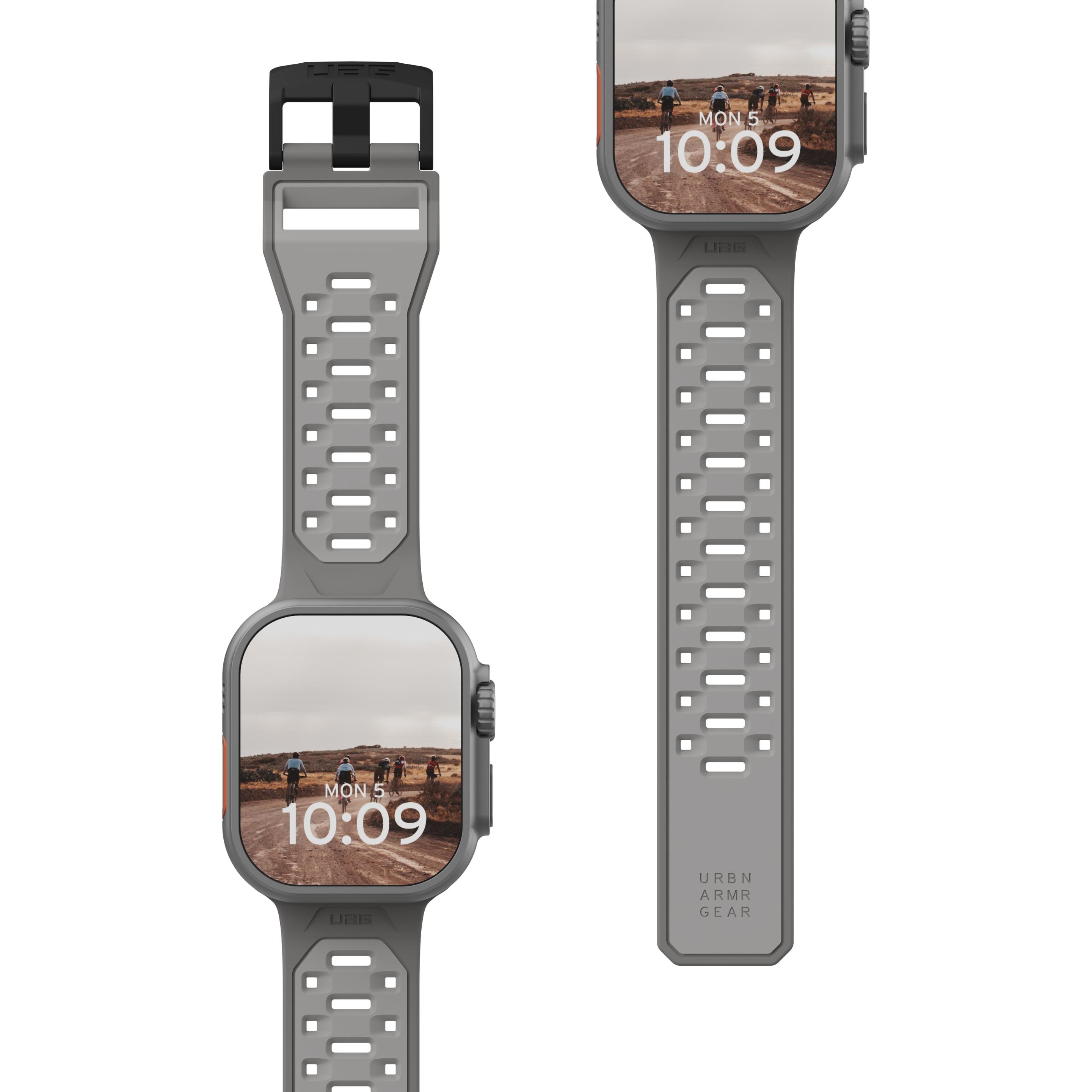 Thumbnail - UAG Civilian Strap- Apple Watch Ultra/42/44/45mm- titan- (Silikon, Apple Watch), Uhrenarmband, Grau
