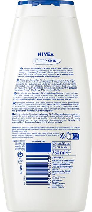 Actual product image NIVEA Care & Relax Pflegebad (750 ml)