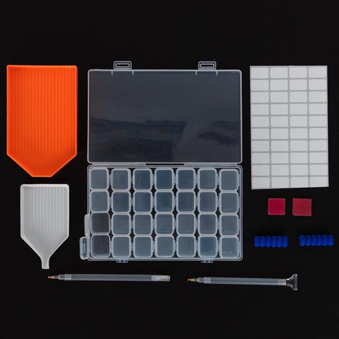 Actual product image Craft Buddy Crystal Art Accessories Box