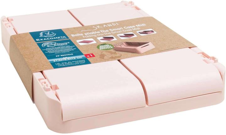 Image du produit Exacompta Boîte pliable The Smart Case midi Skandi - Nude (19 cm, 1.44 l, 1x)