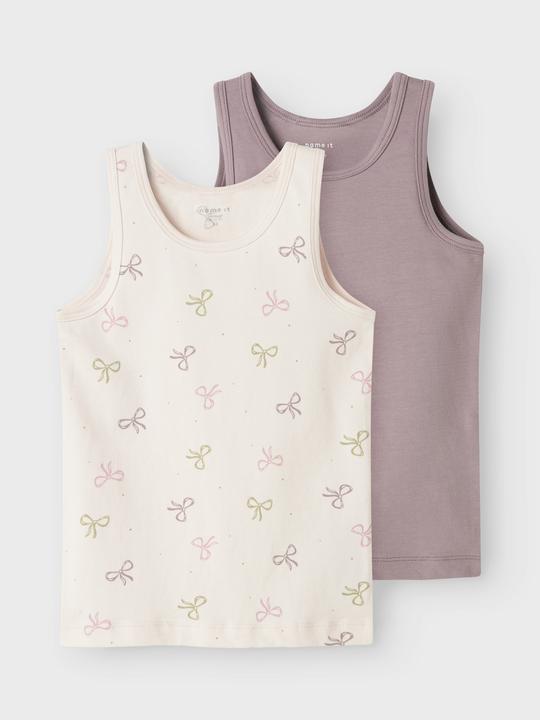 Actual product image Name it Nmftank Top 2p Barely Pink Bow Noos (110)