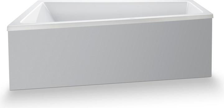 Actual product image Duravit Trapezoid bathtub No 1 1 back slope left white 1700x1000mm (210 l, 170 cm, 100 cm)