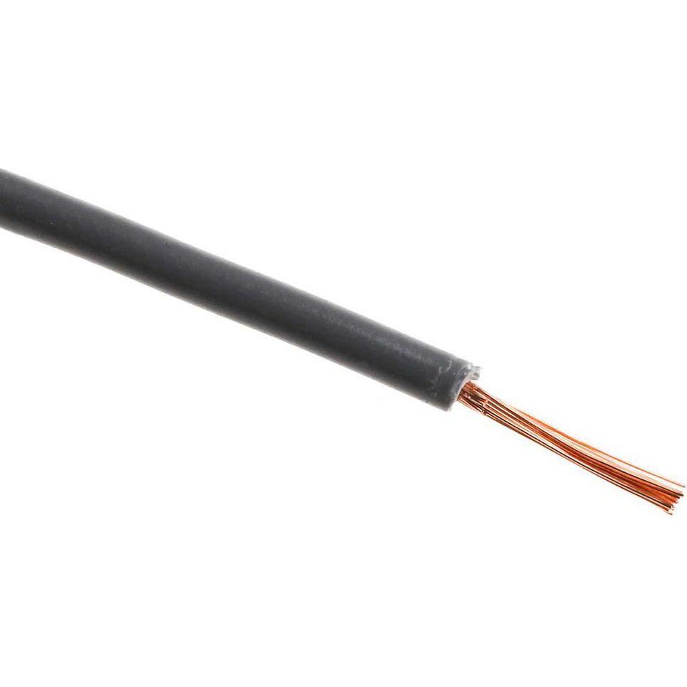 Rs Pro, Kabelleitung, Normierte Aderleitung Ø 2.8mm / 0,75 mm² Kupfer, Grau 24 / 0,2 mm Litzen, 100m (100 m)