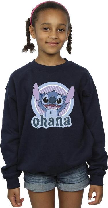 Produktbild Disney Lilo And Stitch Ohana Circle Sweatshirt Mädchen (116)