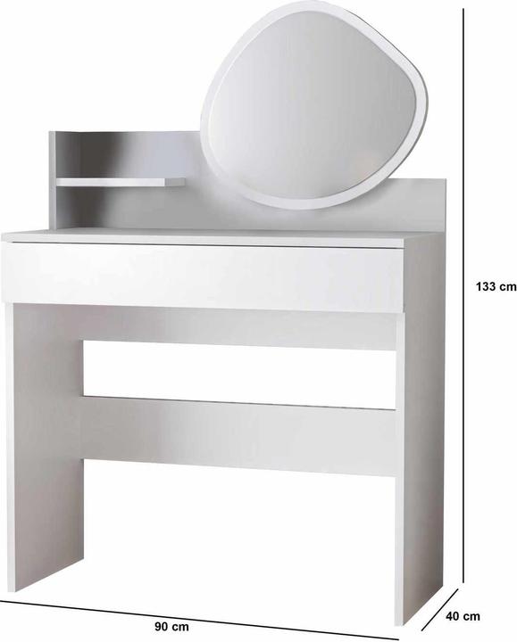 Actual product image Skye Decor Harmony Make-Up Table (90 x 40 x 133 cm)