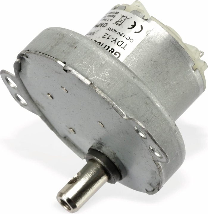 Actual product image Eneroid DC gear motor TDY-12, 12 V-, 0.18 A, 1 rpm