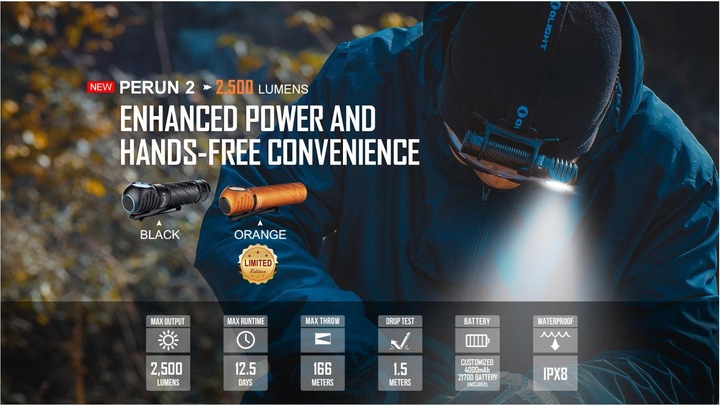 Produktbild Olight Perun 2 (2500 lm)