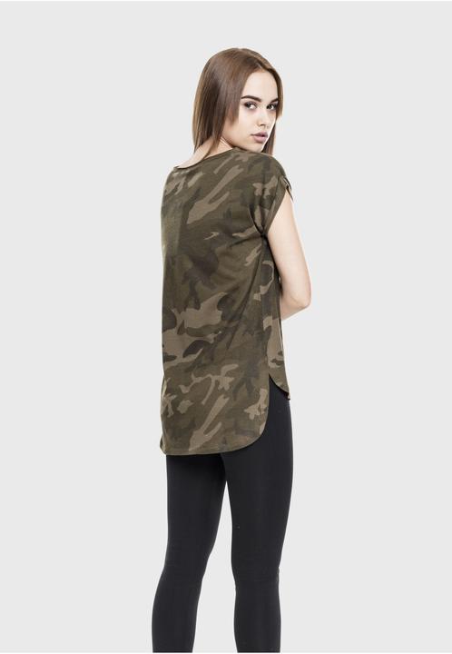Produktbild Urban Classics Ladies Camo Back Shaped Tee (S)