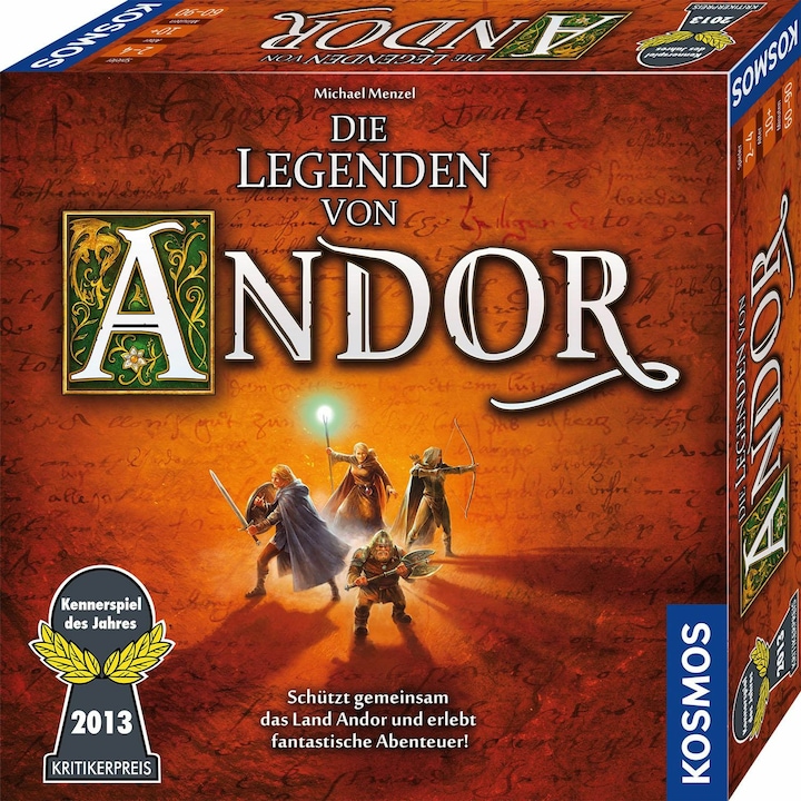 Kosmos Les légendes d'Andor (Allemand)